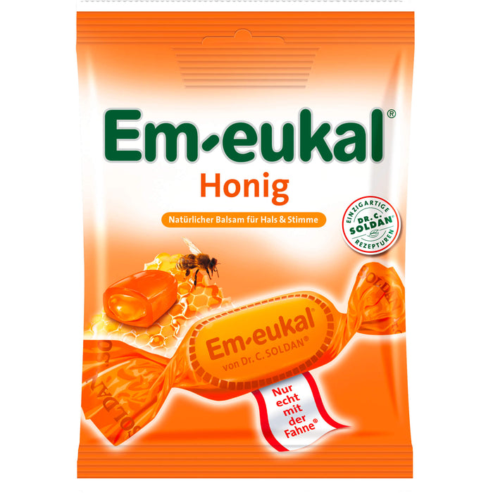 Em-eukal Honig Hustenbonbon gefüllt, 75 g Bonbons