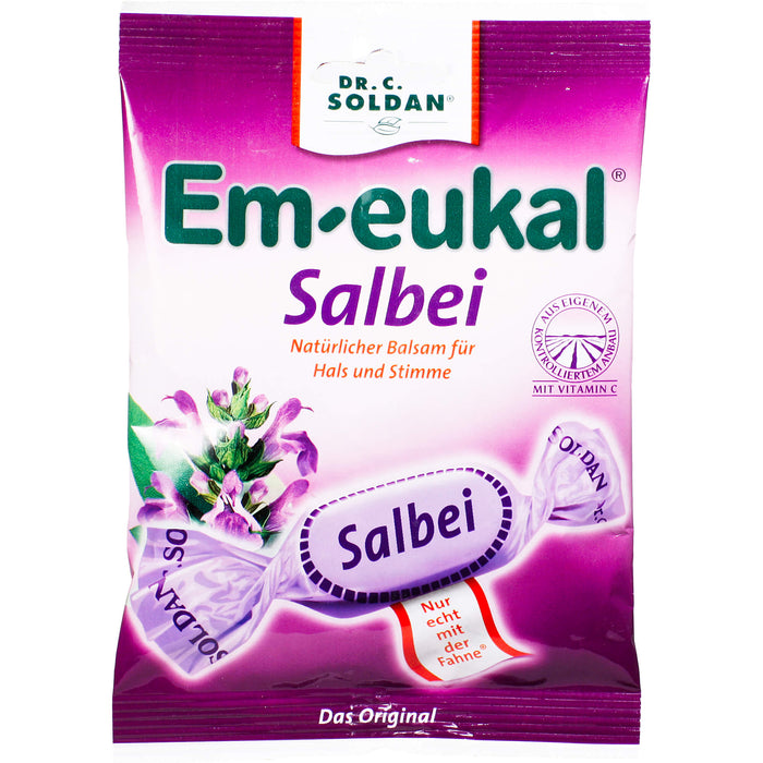 Em-eukal Salbei zuckerhaltig, 75 g Bonbons