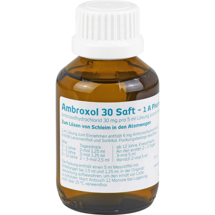 Ambroxol 30 Saft - 1 A Pharma, 100 ml Lösung