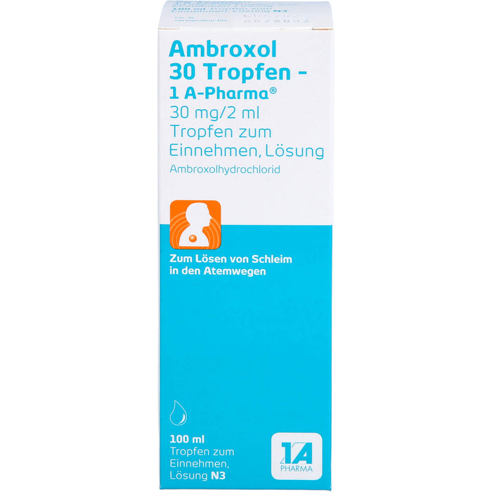 Ambroxol 30 Tropfen - 1A-Pharma, 100 ml LOE