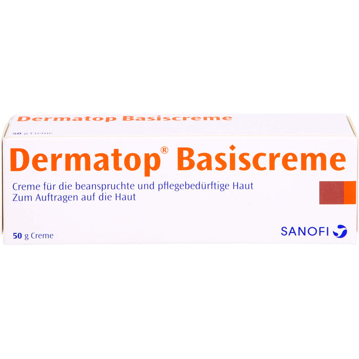 Dermatop Basiscreme für beanspruchte und pflegebedürftige Haut, 50 g Creme