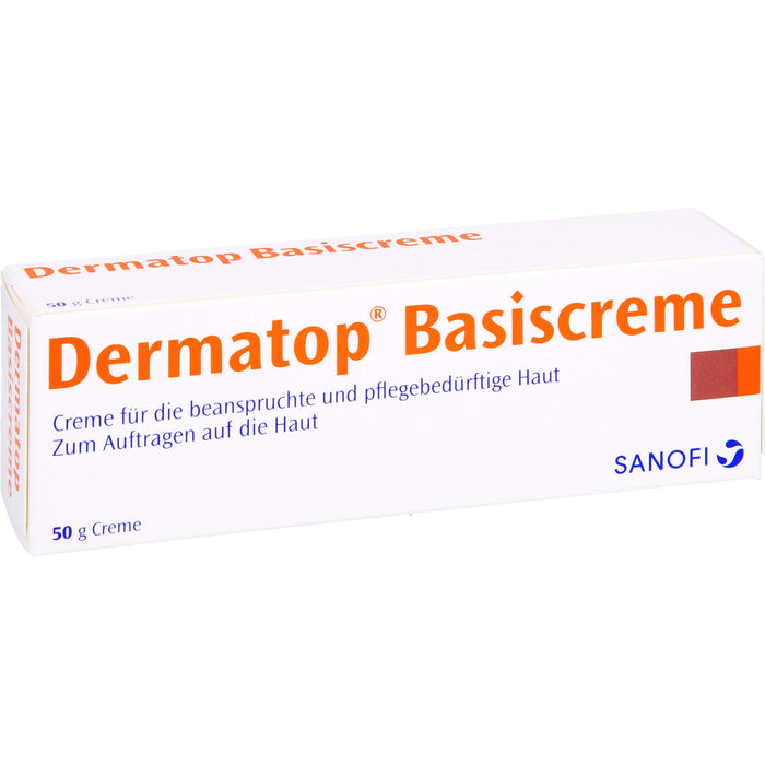 Dermatop Basiscreme für beanspruchte und pflegebedürftige Haut, 50 g Creme
