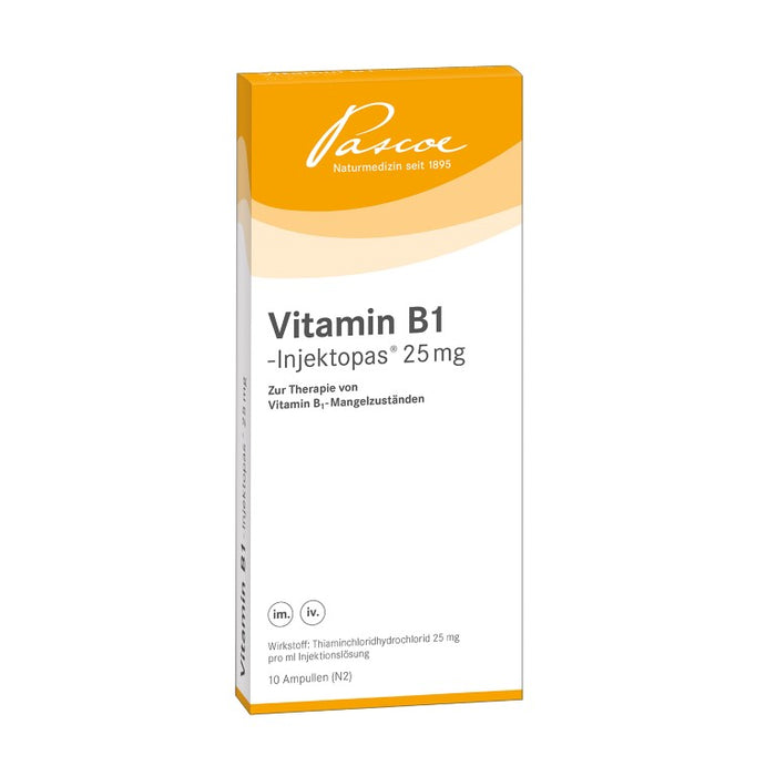 Vitamin B1-Injektopas 25 mg, 10X1 ml ILO