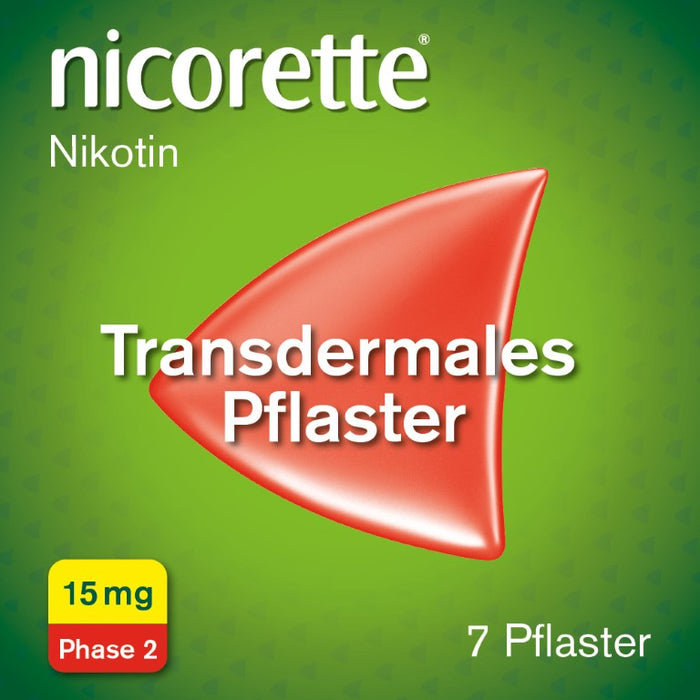 nicorette TX Pflaster 15 mg zur Raucherentwöhnung, 7 St. Pflaster