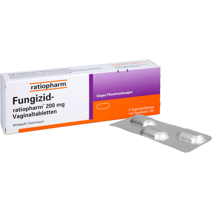 Fungizid-ratiopharm 200 mg Vaginaltabletten, 3 St. Tabletten