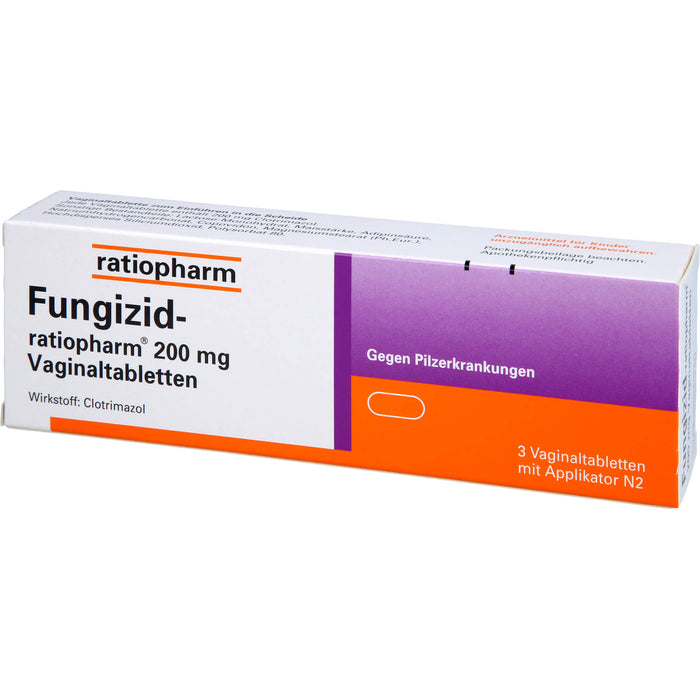 Fungizid-ratiopharm 200 mg Vaginaltabletten, 3 St. Tabletten