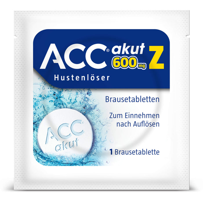 ACC akut 600 mg Z Hustenlöser Brausetabletten, 10 St. Tabletten