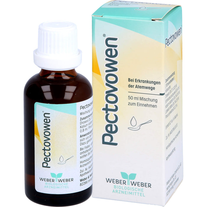 Pectovowen Mischung bei Erkrankungen der Atemwege, 50 ml Lösung