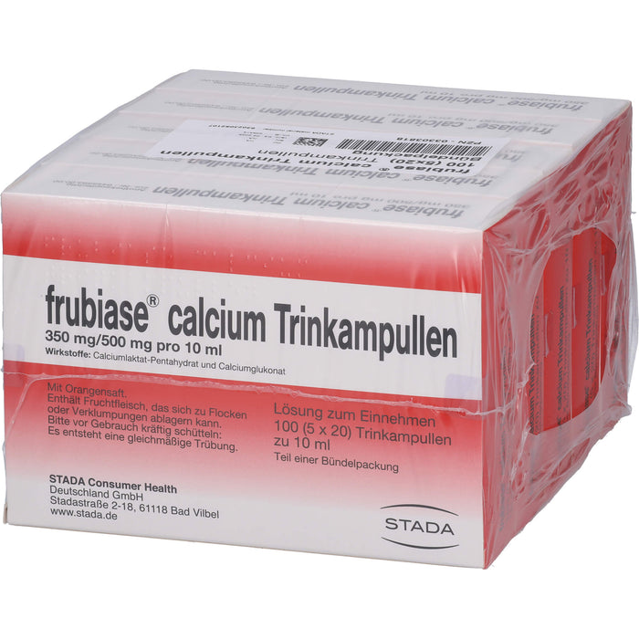 frubiase Calcium Trinkampullen, 100 St. Ampullen