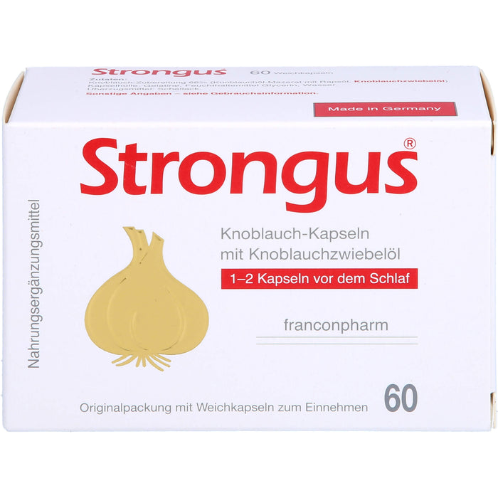 Strongus Knoblauch-Kapseln, 60 St. Kapseln