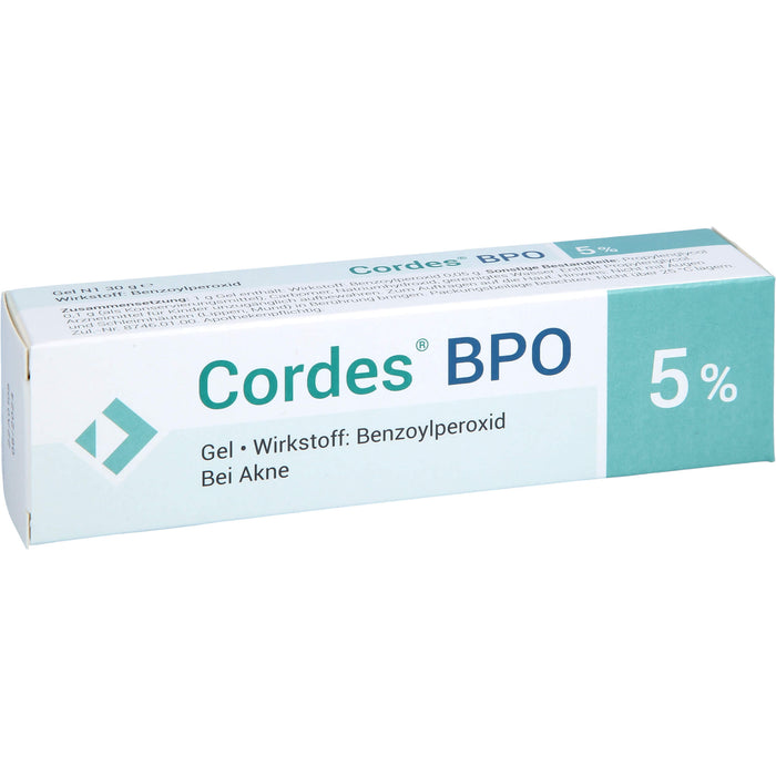 CORDES BPO 5 % Akne Gel, 30 g Gel