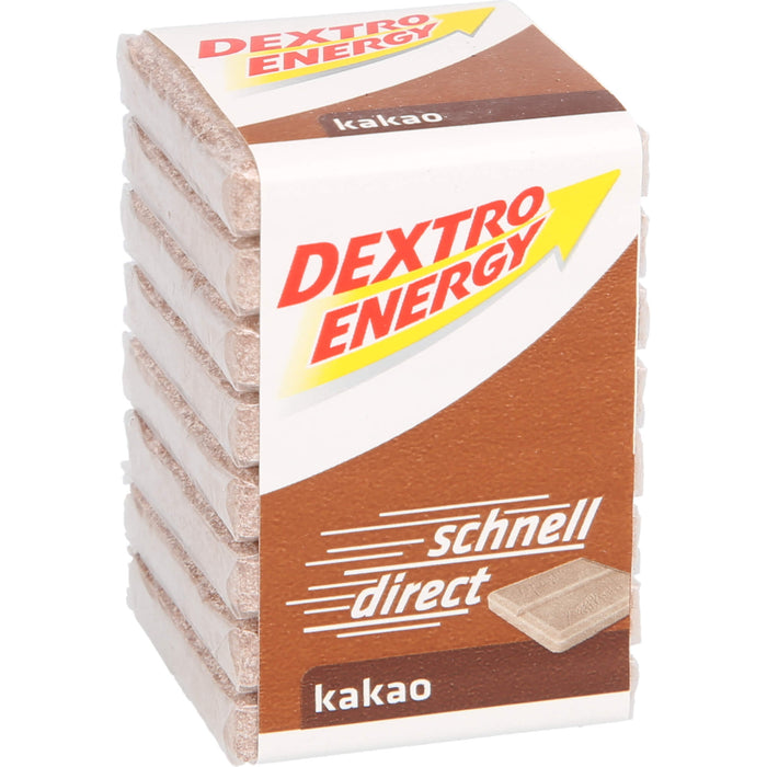 DEXTRO ENERGY Kakao Energieliefernde Dextrosetäfelchen, 46 g Täfelchen