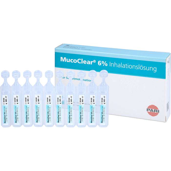 MucoClear 6 % NaCl Inhalationslösung, 20 St. Ampullen