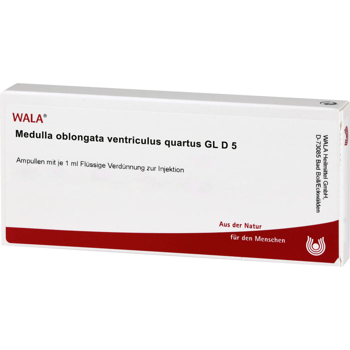 Medulla Oblongata ven. quart. Gl D5 Wala Ampullen, 10X1 ml AMP