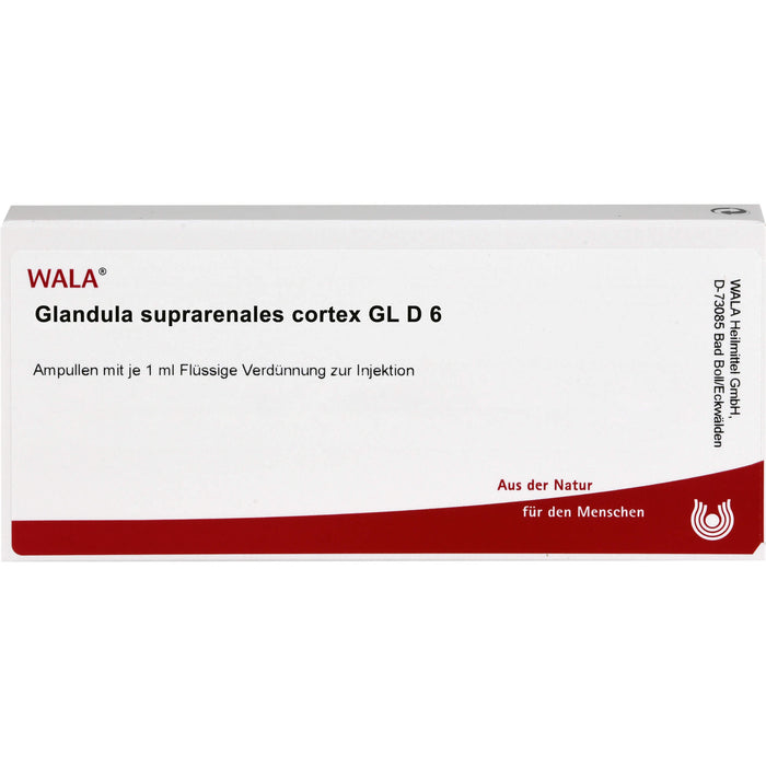 WALA Glandula Suprarenalis (Cort.ex) Gl D6 Ampullen, 10 St. Ampullen