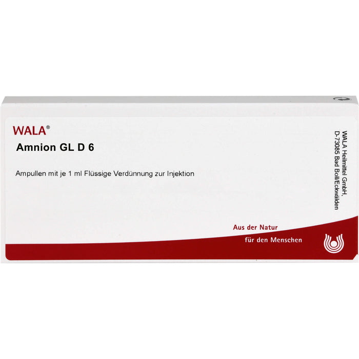 Amnion Gl D6 Wala Ampullen, 10X1 ml AMP