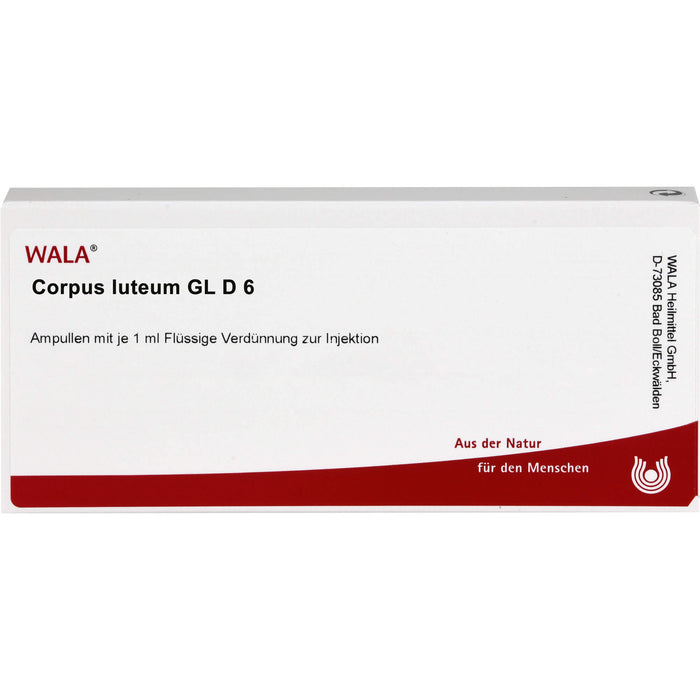 WALA Corpus luteum Gl D 6 Ampullen, 10 St. Ampullen