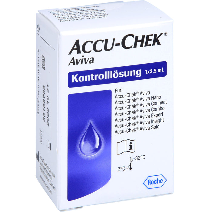 ACCU-CHECK Aviva Kontroll-Lösung, 2.5 ml Lösung