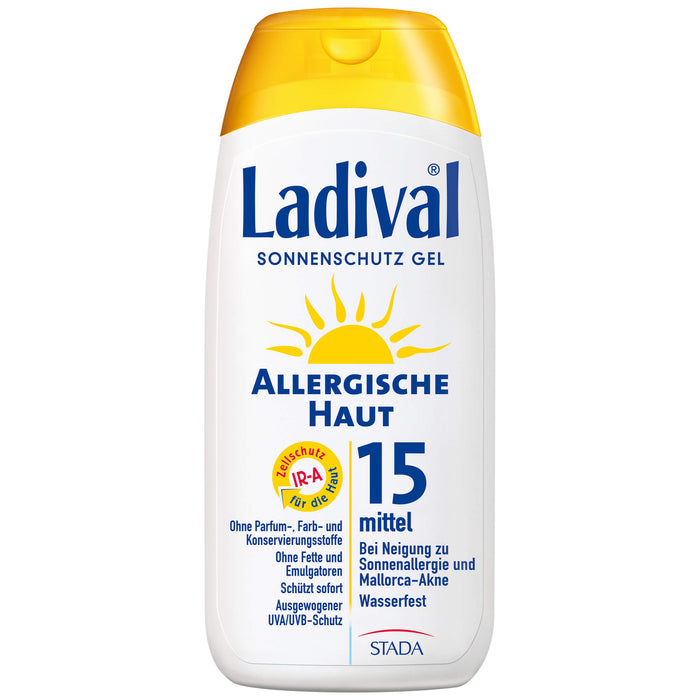 Ladival Allergische Haut LSF 15 Sonnenschutz-Gel, 200 ml Gel