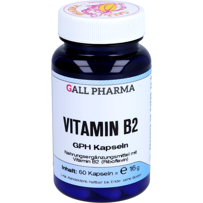 GALL PHARMA Vitamin B2 GPH Kapseln, 60 St. Kapseln