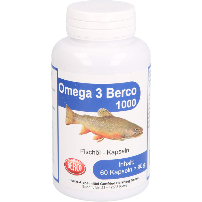 Omega 3 Berco 1000 mg Kapseln, 60 St. Kapseln