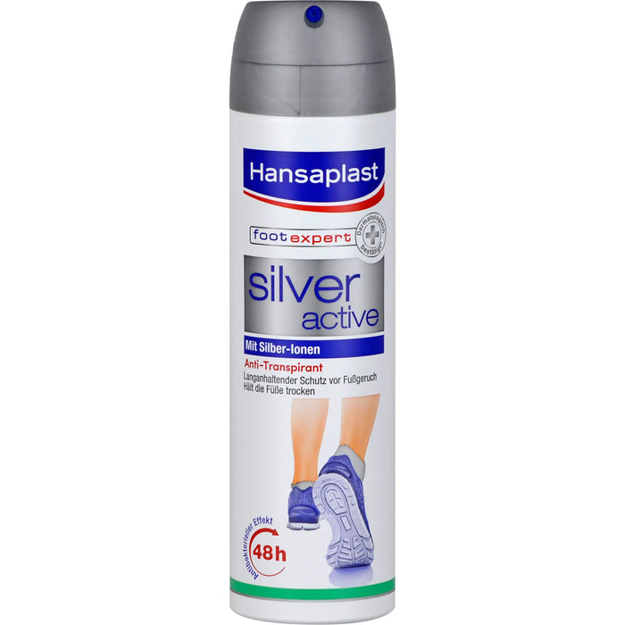 Hansaplast Fuß Spray Silver Active, 150 ml Lösung