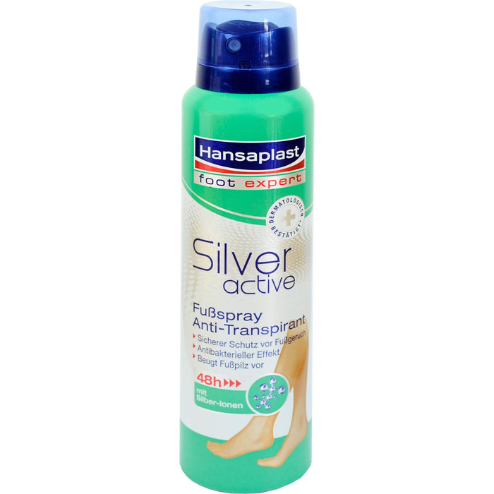 Hansaplast Fuß Spray Silver Active, 150 ml Lösung