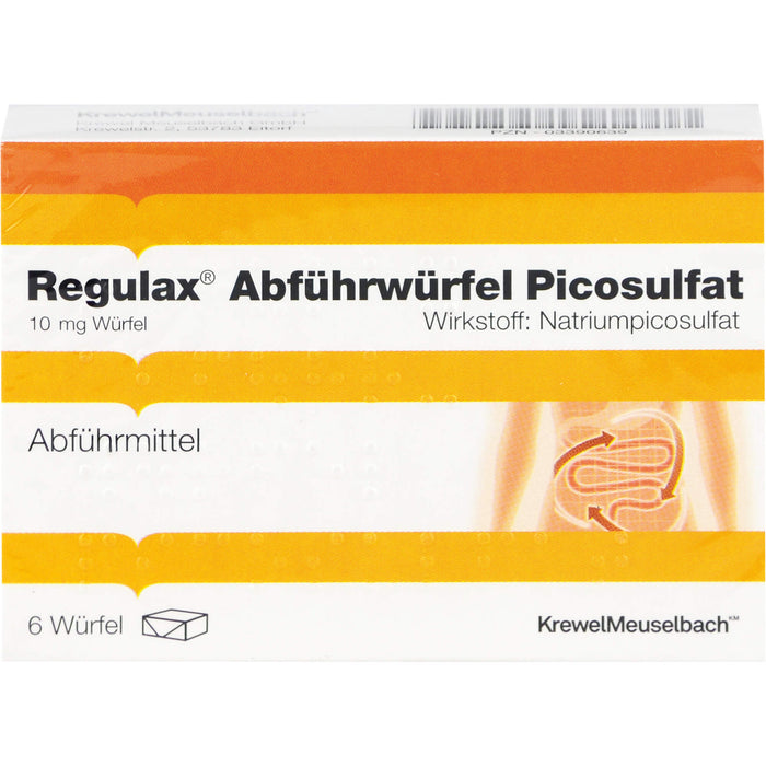 Regulax Abführwürfel Picosulfat 10 mg Würfel, 5 St. Würfel