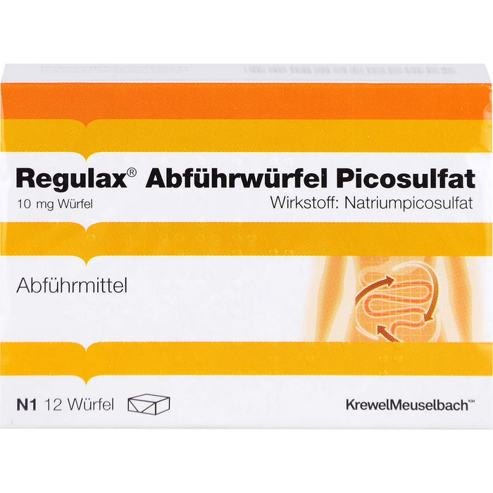 Regulax Abführwürfel Picosulfat, 12 St. Würfel