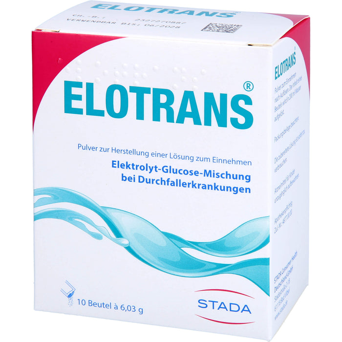 ELOTRANS Elektrolyt-Glucose-Mischung bei Durchfallerkrankungen, 10 St. Beutel