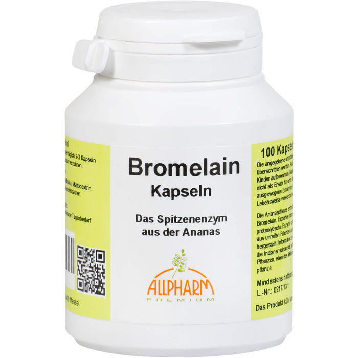 Bromelain Enzym Kapseln, 100 St KAP