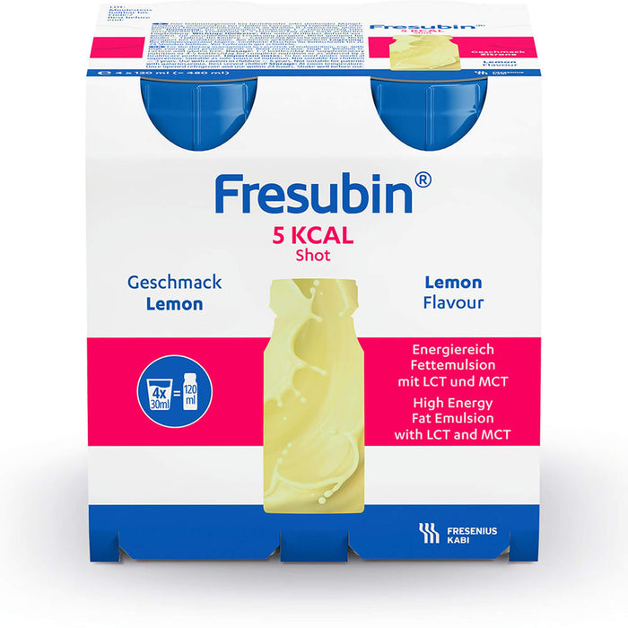 Fresubin 5 kcal SHOT Lemon, 4X120 ml LOE