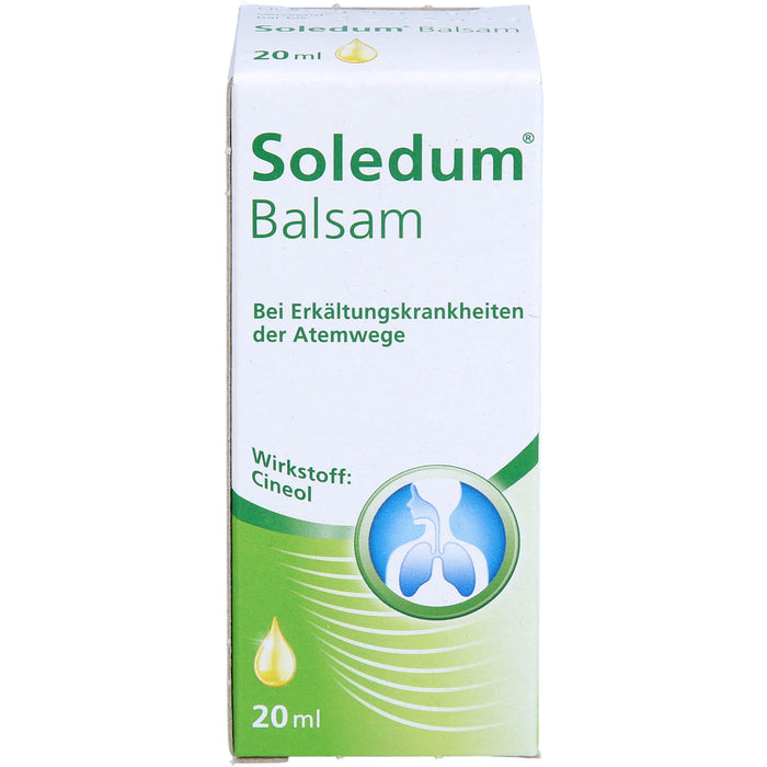 Soledum Balsam Tropfen bei Erkältungskrankheiten der oberen Luftwege, 20 ml Lösung