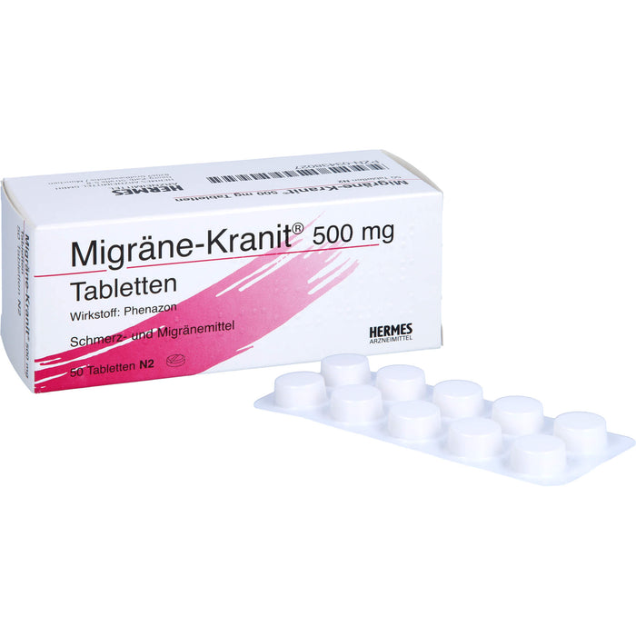 Migräne-Kranit 500 mg Tabletten, 50 St. Tabletten