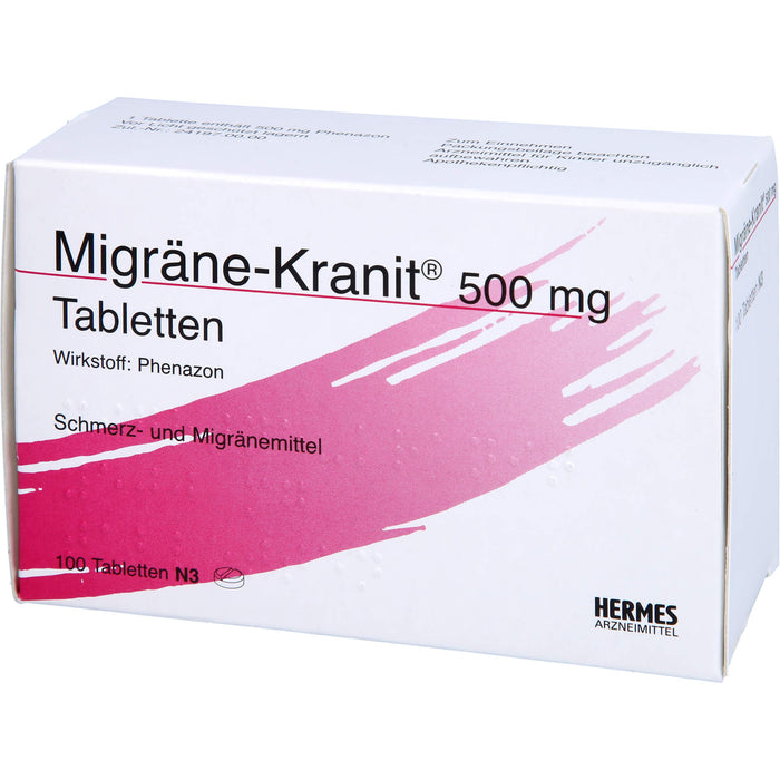 Migräne-Kranit 500 mg Tabletten, 100 St. Tabletten