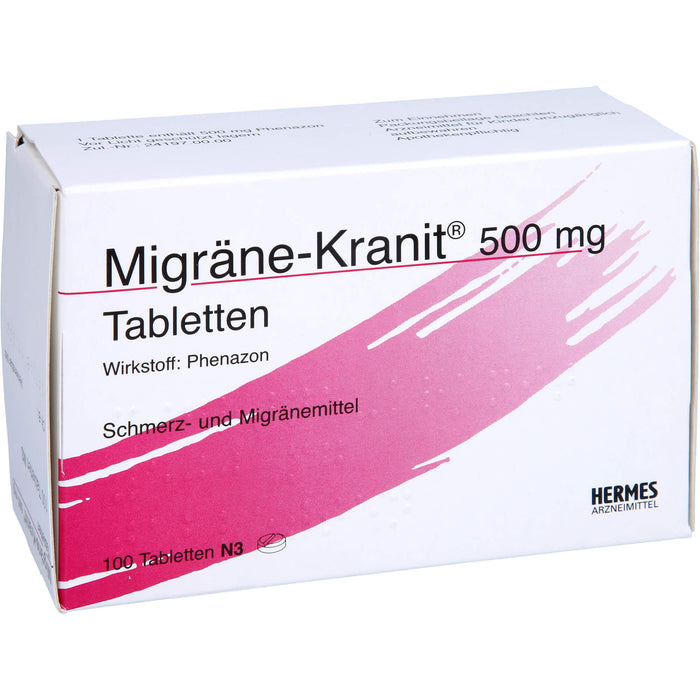 Migräne-Kranit 500 mg Tabletten, 100 St. Tabletten
