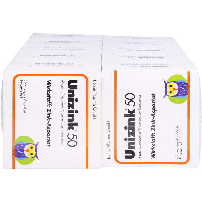 Unizink 50 Tabletten, 1000 St. Tabletten