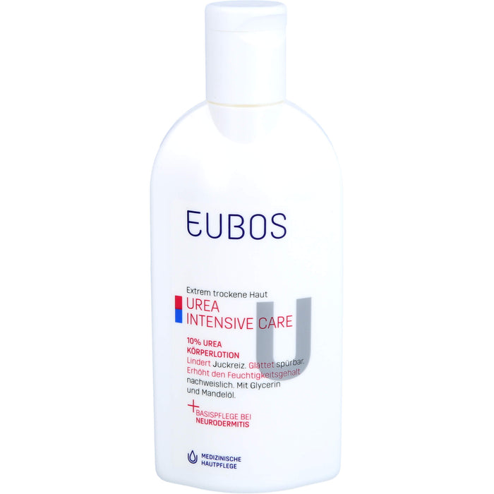 EUBOS Trockene Haut Urea 10% Körperlotion, 200 ml LOT