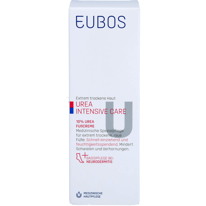 EUBOS Trockene Haut Urea 10% Fußcreme, 100 ml Creme