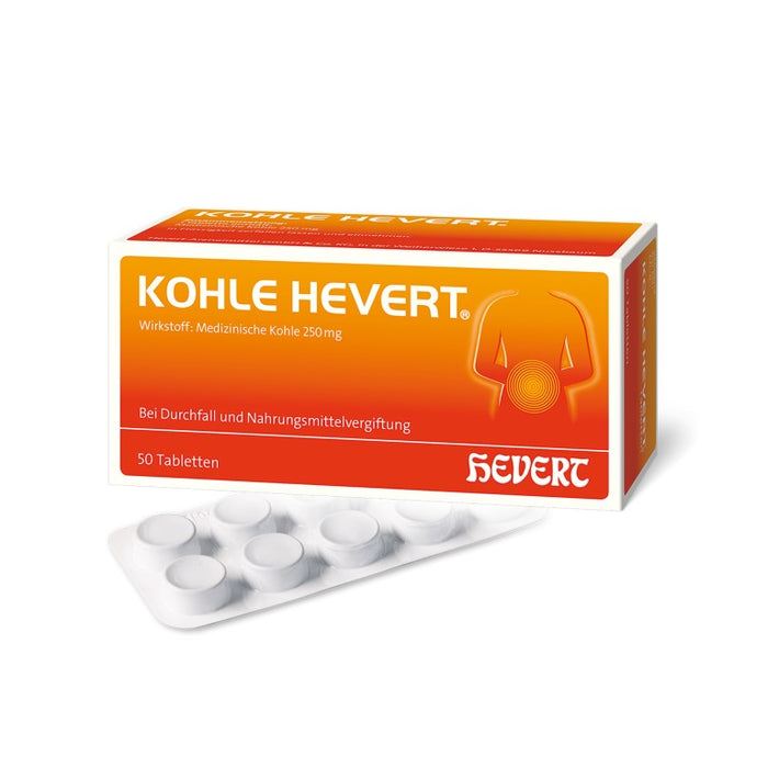 Kohle Hevert Tabletten, 50 St. Tabletten