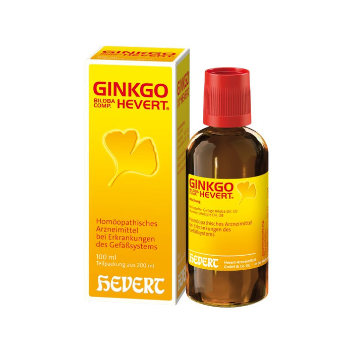 Ginkgo biloba comp. Hevert Tropfen, 200 ml Lösung