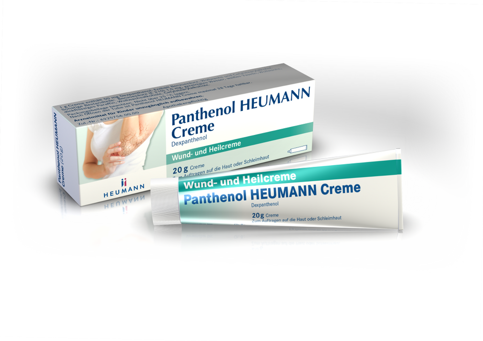 Panthenol Heumann Creme Wund- und Heilcreme, 20 g Creme