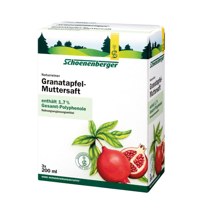 Schoenenberger Naturreiner Granatapfel-Muttersaft, 600 ml Lösung