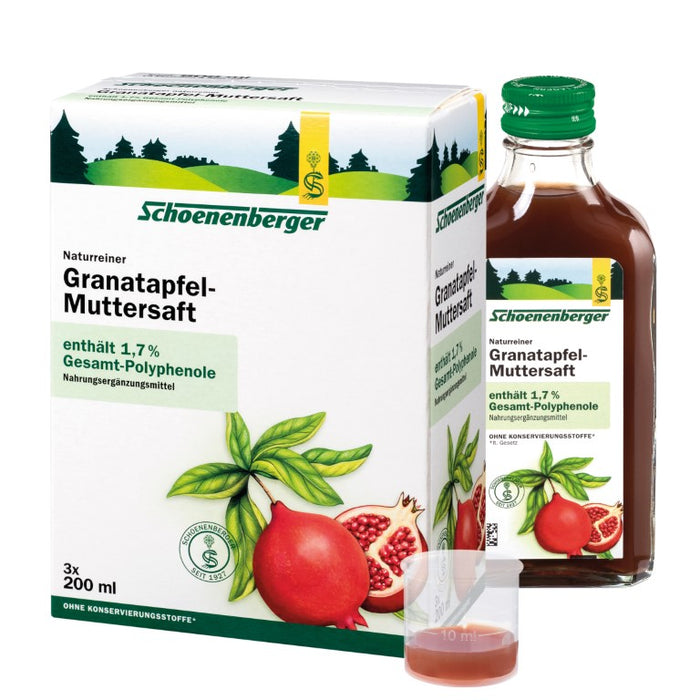Schoenenberger Naturreiner Granatapfel-Muttersaft, 600 ml Lösung