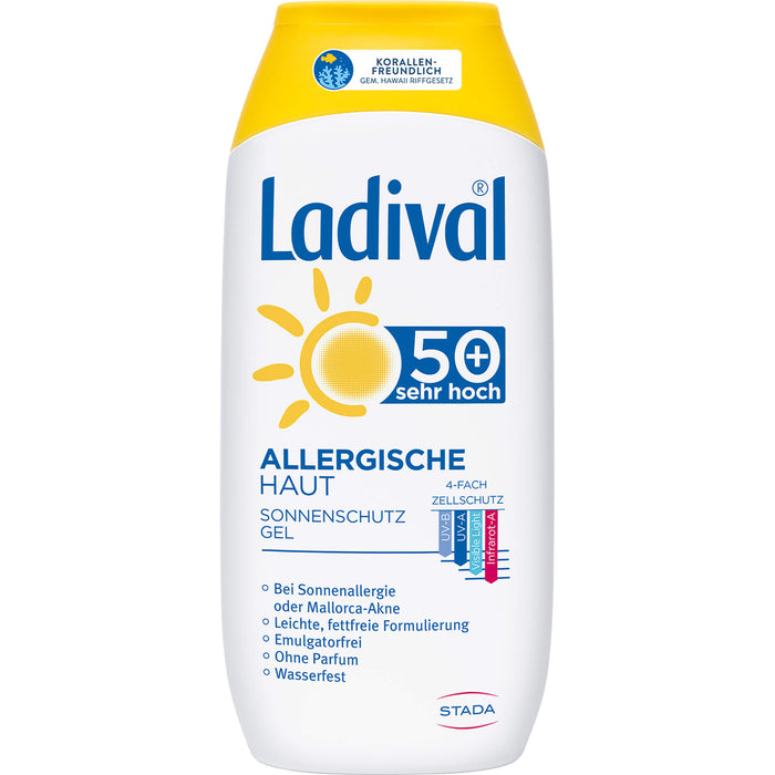 Ladival Allergische Haut LSF 50+ Sonnenschutz-Gel, 200 ml Gel