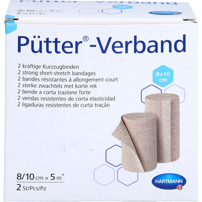 Pütter-Verband 8cm/10cmx5m, 2 St BIN