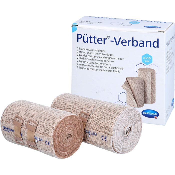 Pütter-Verband 8cm/10cmx5m, 2 St BIN