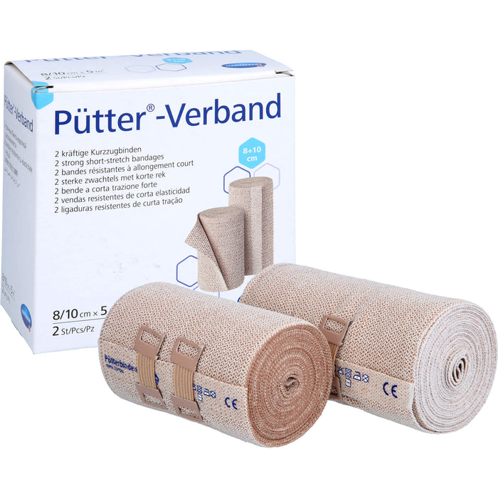 Pütter-Verband 8cm/10cmx5m, 2 St BIN