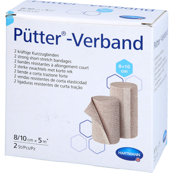 Pütter-Verband 8cm/10cmx5m, 2 St BIN