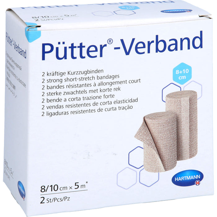 Pütter-Verband 8cm/10cmx5m, 2 St BIN